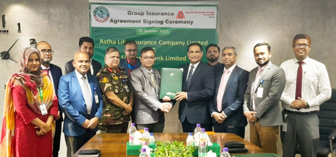 Agreement signing ceremony with Astha Life Insurance Company Ltd